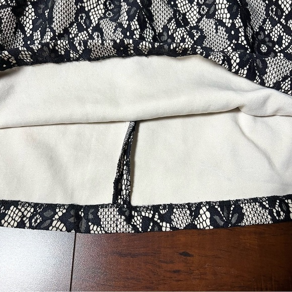 ANTHROPOLOGIE HD In Paris Violante Black Lace Mini A-Line Dress Size Medium - Picture 11 of 15